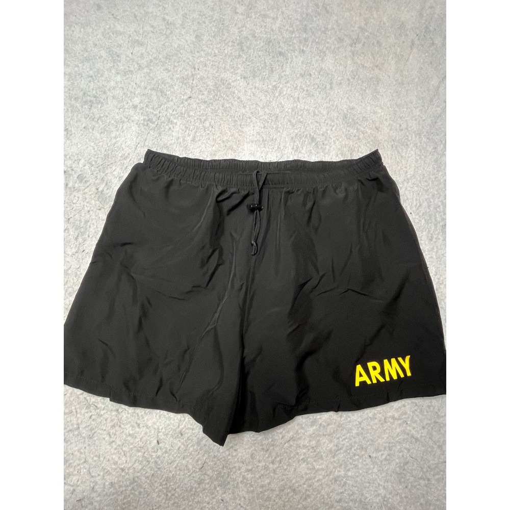 US Army APFU Physical Fitness Uniform Trunks Black Shorts XL